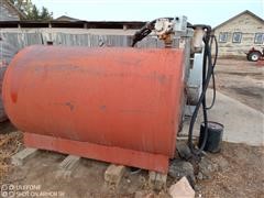 500 Gallon Diesel Tank With 110v Pump 