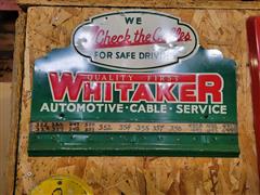 Whitaker Cable Display Sign 