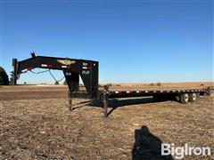 2014 H&H 35’ T/A Gooseneck Flatbed Trailer 