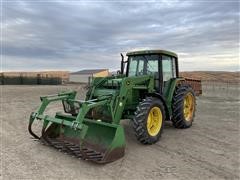 1993 John Deere 6400 MFWD Tractor W/Loader 