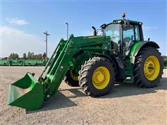 2022 John Deere 6175M MFWD Tractor W/Loader 