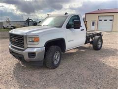 2015 GMC Sierra 2500 HD 4x4 Cab & Chassis 