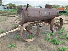 Antique Horse Drawn Water Wagon 