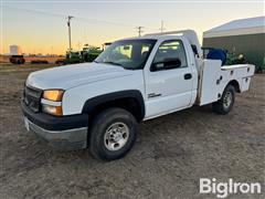 2005 Chevrolet 2500 HD 4x4 Flatbed Service Truck W/Air Compressor & Torch 