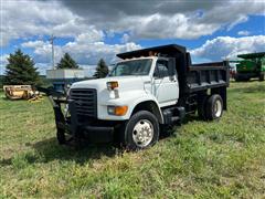 1997 Ford F800 S/A Dump Truck 