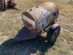 Fuel Tank On S/A Trailer 