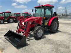 2023 Mahindra 2670 PST CAB Compact Utility Tractor W/Loader 