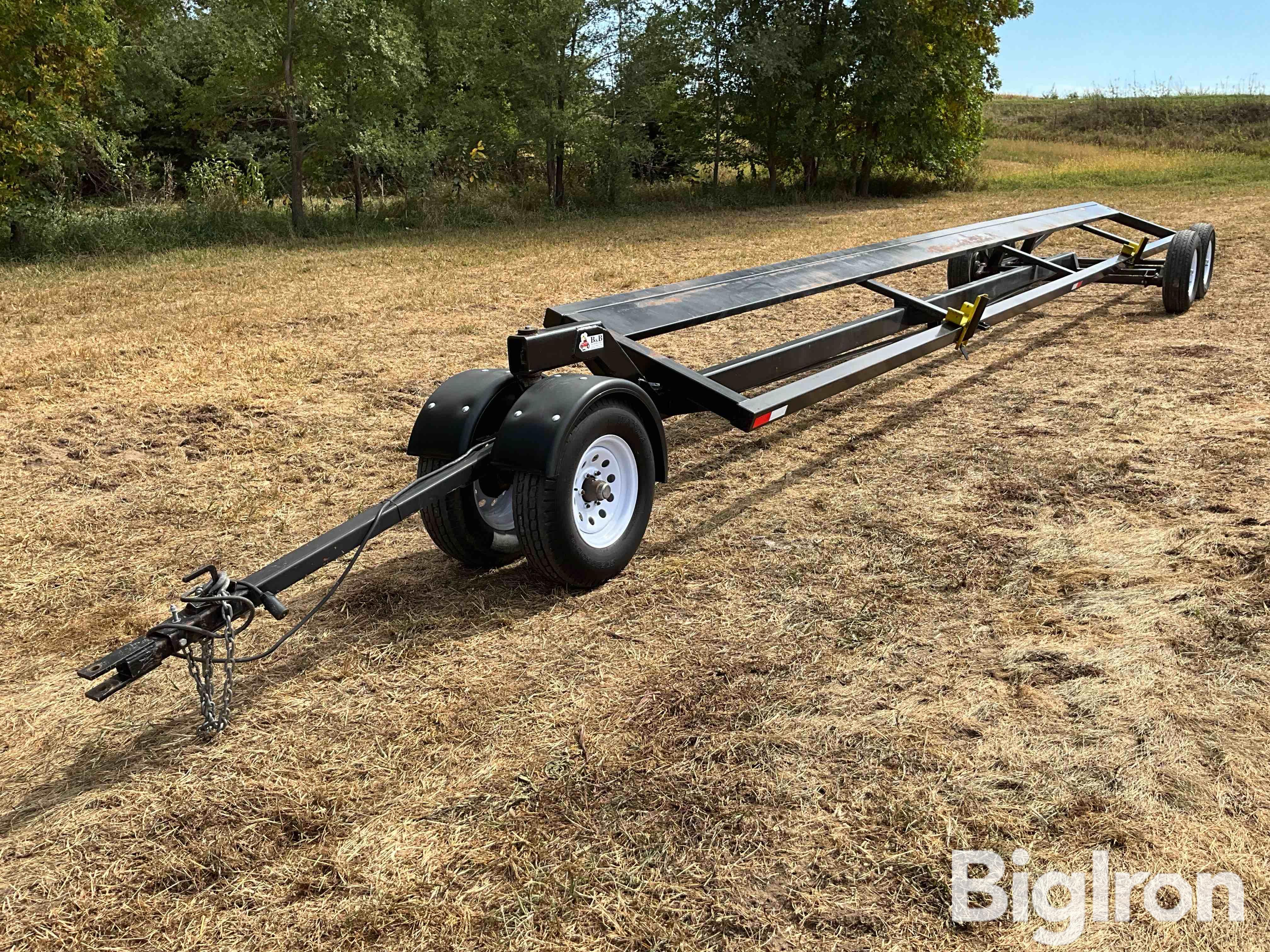 B&B BBHC-36 T/A Header Trailer 