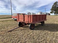 Wooden Dump Wagon 