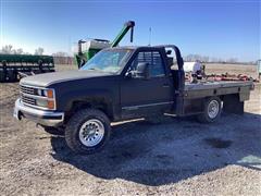 1989 Chevrolet Silverado 2500 4x4 Flatbed Pickup 