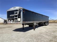 2009 Wilson DWH-500B PaceSetter Tri/A Hopper Bottom Double Wall Grain Trailer 