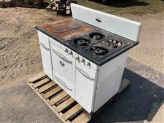 Copper-Glad Antique Wood/Gas Combination Stove 