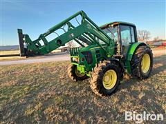 John Deere 6330 MFWD Tractor W/Loader 