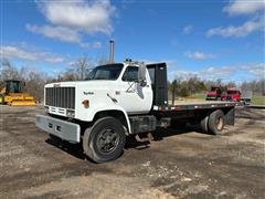 1990 GMC C6500 S/A Flatbed Truck 