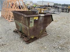 Jesco 211551 2 CY Rollout Shop Dumpster 