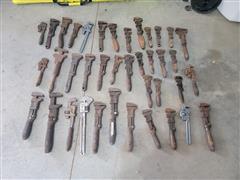 Antique Adjustable Wrenches And Tools 