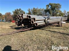 6” Main Line Aluminum Irrigation Pipe W/Trailer 