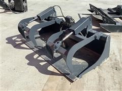 66” Grapple Bucket Skid Steer Attachment 