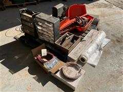 Hydraulic Cylinder, Chain Saw, Shop Storage Drawers, & Misc 