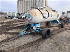 1000-Gallon Anhydrous Ammonia Tank 