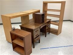 Desk & Shelves 