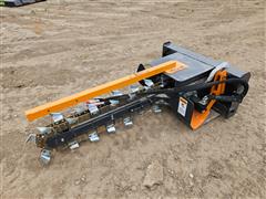 2023 Wolverine TCR-12-48H Trencher Skid Steer Attachment 