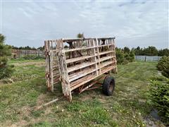 Shop Built S/A Panel Trailer W/Panels 