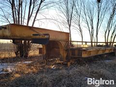 1976 Loadcraft L35R 30’ Fixed Neck Lowboy Tri/A Trailer 