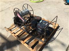 My-D Han-D Gas Engine Powered Wire Fence Roller 
