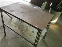 Steel Shop Table 