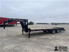 2017 Trailerman 25' Dual T/A Flatbed Trailer 