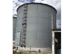 Columbian 372 Red Top Grain Bin W/Drying Fan & Heater 