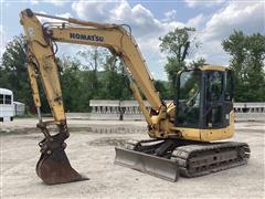 2010 Komatsu PC88MR-8 Excavator 