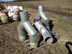 8" Aluminum Irrigation Y's & T 