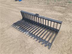 Rock Bucket Skid Steer Attachment 