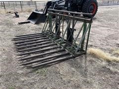 Homemade Bale Spear Loader Attachment 