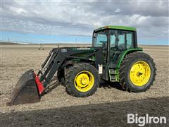 1994 John Deere 6400 MFWD Tractor W/Loader 