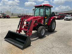 2023 Mahindra 2660 HST CAB Compact Utility Tractor W/Loader 