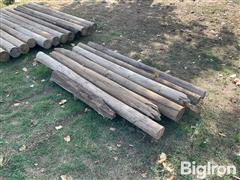 6" Wooden Posts 