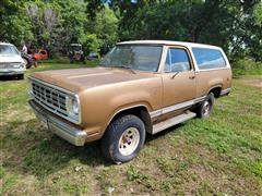 1975 Dodge Ramcharger 4x4 SUV 