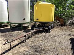 1500-Gallon Tank On Trailer 