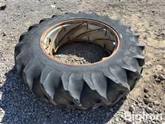 Goodyear 18.4-38 Tire & Power Adjust Rim 