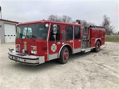 1986 Federal Motors Emergency 1 S/A Crew Cab Pumper Fire Truck 
