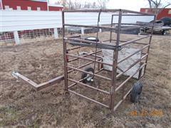 Homemade ATV Calf Catcher 