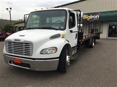 2005 Freightliner Business Class M2-106 S/A Flatbed Equipment Hauler 