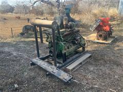 John Deere 6068 Power Unit On Stand 