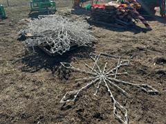 Large Pole Mounted Snowflake Christmas Decorations 