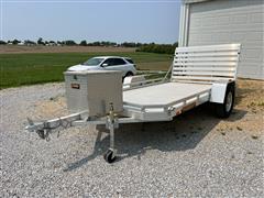 2017 Aluma 7712H S/A Utility Trailer 