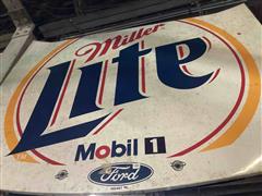 Miller Lite Ford Mobil One 1 Car Hood 