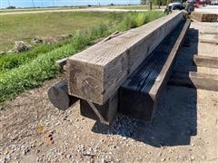 Solid Wood Beams And Pole 